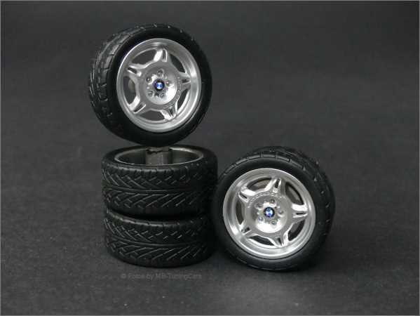 1:18 BMW E36 M3 Motorsport Felgensatz